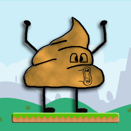 Icono de La Caca que corre y salta